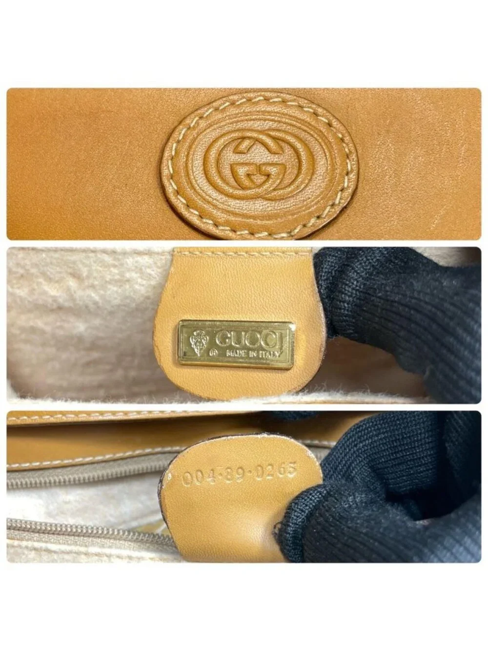 Gucci gg leather